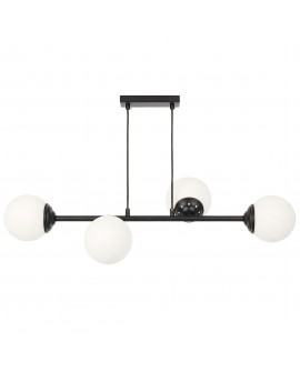 NOWOCZESNA LAMPA WISZĄCA CZARNA FINO W4