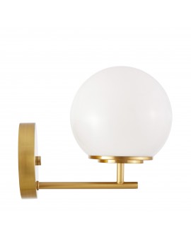 designerski kinkiet glamour złoty szczotkowany złoty do salonu eleganckie oświetlenie ścienne styl luksusowy Altona Lumina Deco