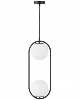 NOWOCZESNA LAMPA WISZĄCA CZARNA VERO 2B