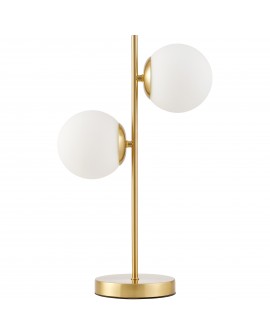 NOWOCZESNA LAMPA BIURKOWA SZCZOTKOWANE ZŁOTO TESO W2