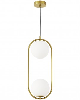 NOWOCZESNA LAMPA WISZĄCA SZCZOTKOWANE ZŁOTO VERO 2B