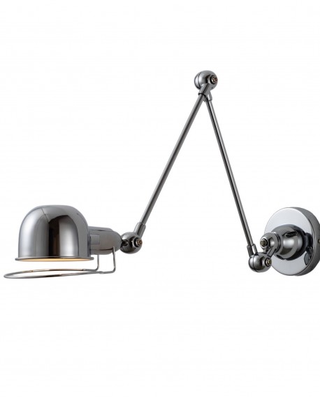 LAMPA ŚCIENNA KINKIET LOFTOWY CHROMOWANY GLORIA W2 LUMINA DECO