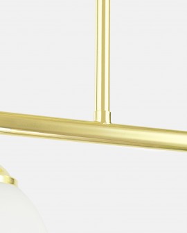 Detail połączenia elementów metalowych w lampie wiszącej FINO 3 Lampit