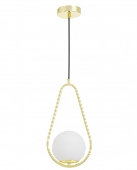 NOWOCZESNA LAMPA WISZĄCA KLASYCZNE ZŁOTO VERO 1C