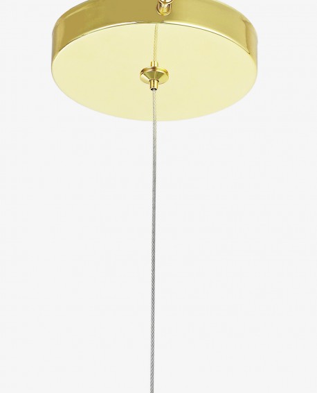 Złoty element podsufitki lampy wiszącej LEDO 5 od Lampit