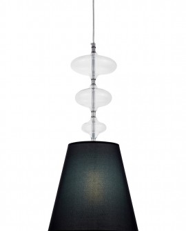 LAMPA WISZĄCA NOWOCZESNA CZARNA VENEZIANA W1 LUMINA DECO