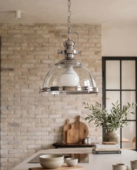 Nowoczesna lampa FALCO Lumina Deco montowana w aranżacji kuchni w stylu loft