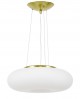 LAMPA WISZĄCA SUFITOWA NOWOCZESNA BIAŁO-ZŁOTA BIANTE D38