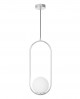 NOWOCZESNA LAMPA WISZĄCA CHROMOWANA VERO 1B