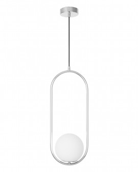 NOWOCZESNA LAMPA WISZĄCA CHROMOWANA VERO 1B