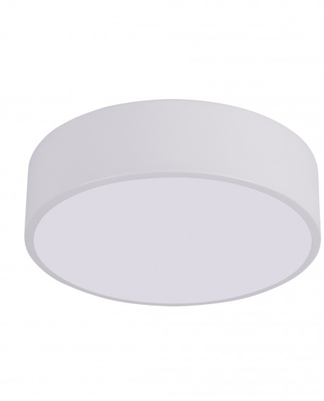 nowoczesna lampa sufitowa plafon biały orbo d30 lampit na białym tle