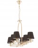 LAMPA WISZĄCA CZARNO-ZŁOTA LIMERA W6