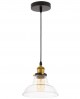 LAMPA WISZĄCA ZWIS CZARNY BAO