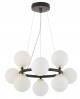 LAMPA WISZĄCA NOWOCZESNA CZARNO-ZŁOTA MARSIADA W9