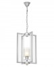 LAMPA WISZĄCA SUFITOWA NOWOCZESNA CHROMOWANA MANHATTAN W1