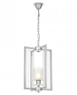 LAMPA WISZĄCA SUFITOWA NOWOCZESNA CHROMOWANA MANHATTAN W1 LUMINA DECO