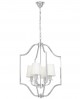 LAMPA WISZĄCA NOWOCZESNA BIAŁO-CHROMOWANA ORLANDO W4