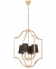 LAMPA WISZĄCA NOWOCZESNA CZARNO-ZŁOTA ORLANDO W4