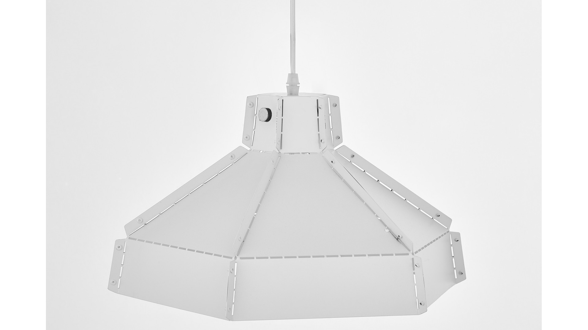 LAMPA SUFITOWA WISZĄCA LOFT BIAŁA CONA W1 LUMINA DECO