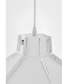 LAMPA SUFITOWA WISZĄCA LOFT BIAŁA CONA W1 LUMINA DECO