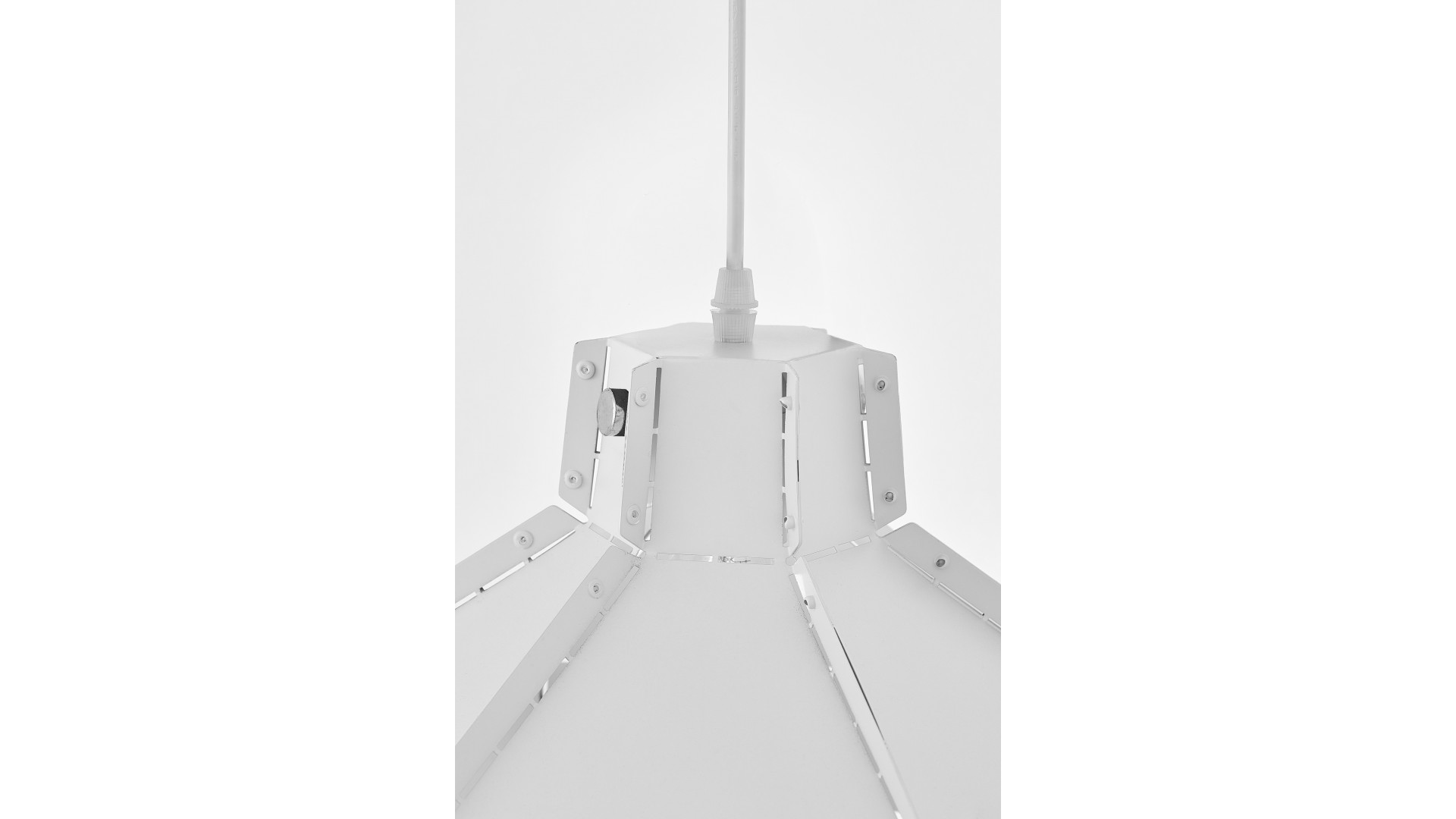 LAMPA SUFITOWA WISZĄCA LOFT BIAŁA CONA W1 LUMINA DECO
