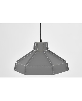 LAMPA WISZĄCA SUFITOWA LOFT SZARA CONA W1 LUMINA DECO