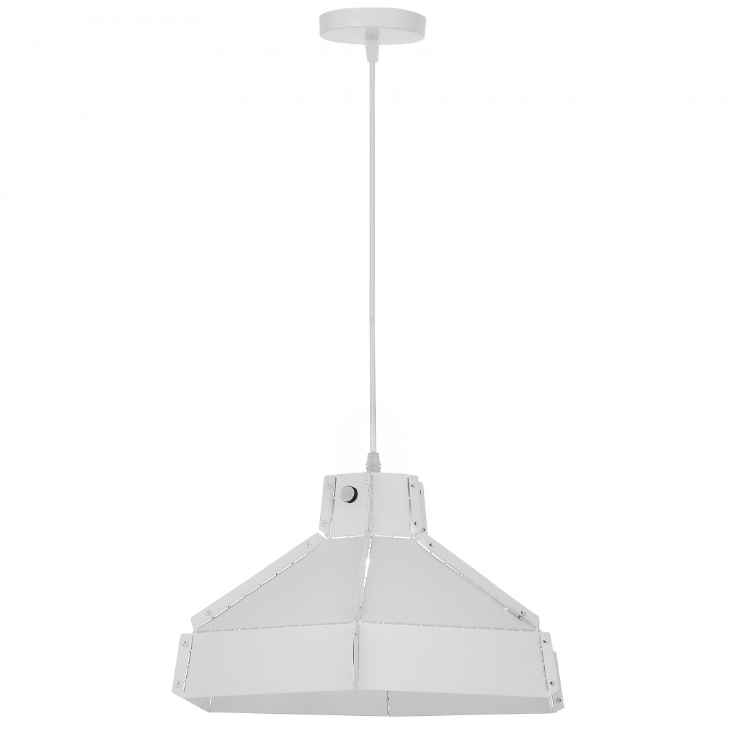 LAMPA SUFITOWA WISZĄCA LOFT BIAŁA CONA W1 LUMINA DECO