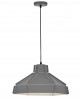 LAMPA WISZĄCA SUFITOWA LOFT SZARA CONA W1
