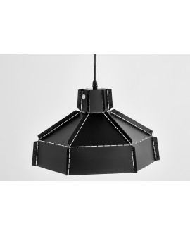 LAMPA WISZĄCA SUFITOWA LOFT CZARNA DONA W1 LUMINA DECO
