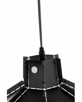 LAMPA WISZĄCA SUFITOWA LOFT CZARNA DONA W1 LUMINA DECO