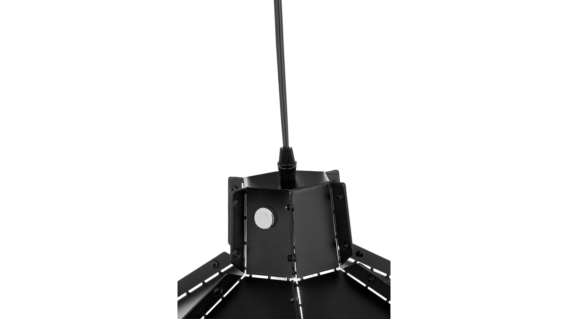 LAMPA WISZĄCA SUFITOWA LOFT CZARNA DONA W1 LUMINA DECO