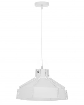 LAMPA WISZĄCA SUFITOWA LOFT BIAŁA DONA W1 LUMINA DECO