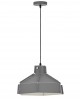 LAMPA WISZĄCA SUFITOWA LOFT SZARA DONA W1