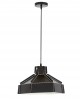 LAMPA WISZĄCA SUFITOWA LOFT CZARNA DONA W1