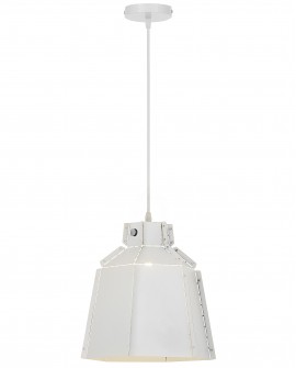 LAMPA WISZĄCA SUFITOWA LOFT BIAŁA MONA W1 LUMINA DECO