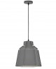 LAMPA WISZĄCA SUFITOWA LOFT SZARA MONA W1
