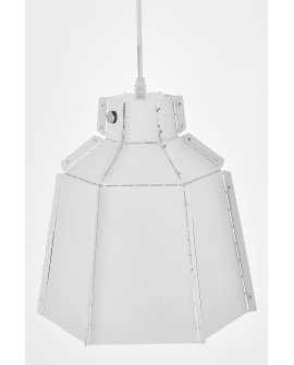 LAMPA WISZĄCA SUFITOWA LOFT BIAŁA MONA W1 LUMINA DECO