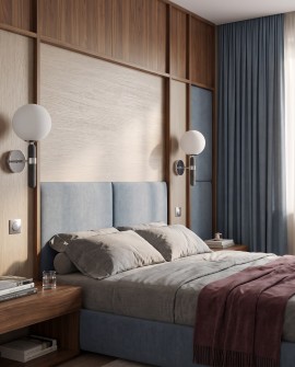 Nowoczesny kinkiet ścienny GRANINO D20 od Lumina Deco z chromowaną oprawą i matowym kloszem