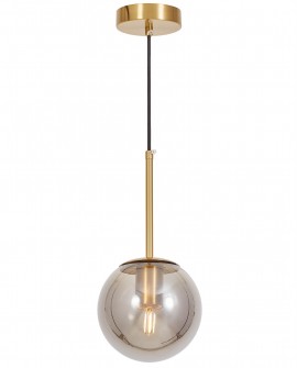 LAMPA WISZĄCA NOWOCZESNA ZŁOTO SZCZOTKOWANE ZODIAK D15