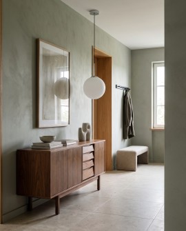 Nowoczesna lampa wisząca Fredica D30 Lumina Deco z chromowaną podsufitką