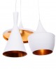 LAMPA WISZĄCA LOFT BIAŁA POTRÓJNA FOGGI W3