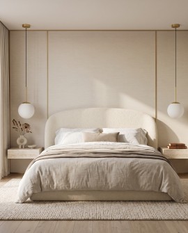 lampa wisząca złota szczotkowana fredica 20 lumina deco z białą kulą na białym tle
