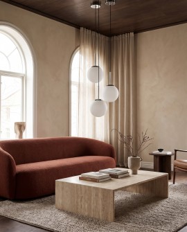 Lampa wisząca FREDICA D15 na czarnym przewodzie chrom i białe szkło nowoczesna sylwetka