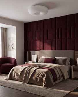 Dekoracyjnie żłobiony plafon MONARTE D38 Lumina Deco w kolorze białym
