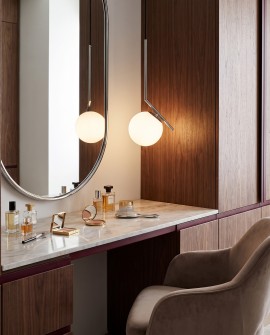 LAMPA WISZĄCA NOWOCZESNA CHROMOWANA BIAŁA KULA SORENTO 15 LUMINA DECO