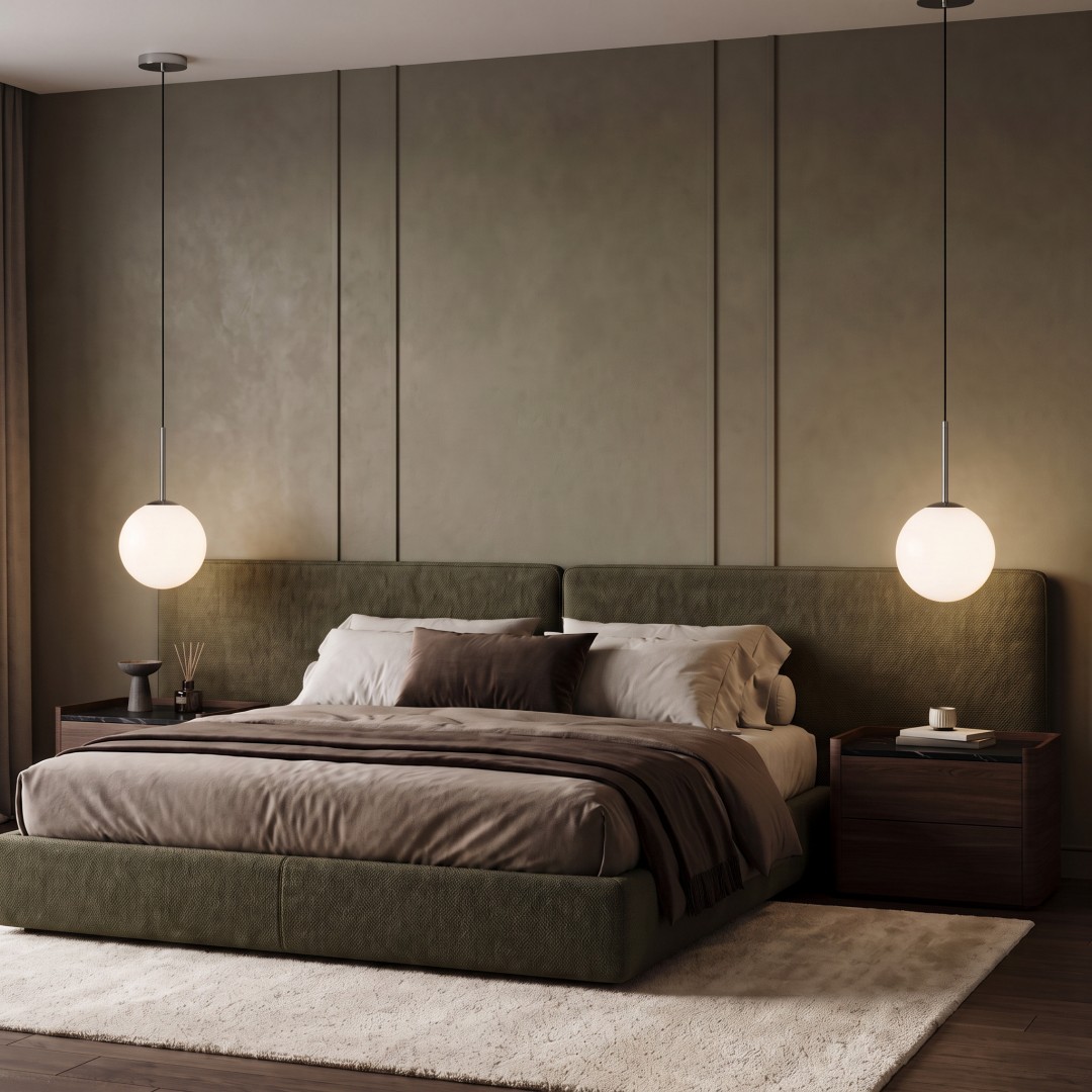 LAMPA WISZĄCA SUFITOWA NOWOCZESNA CHROMOWANA BIAŁA KULA FREDICA 20 LUMINA DECO