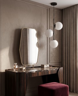 LAMPA WISZĄCA NOWOCZESNA CZARNA BIAŁE KULE STELVIO 3 LUMINA DECO