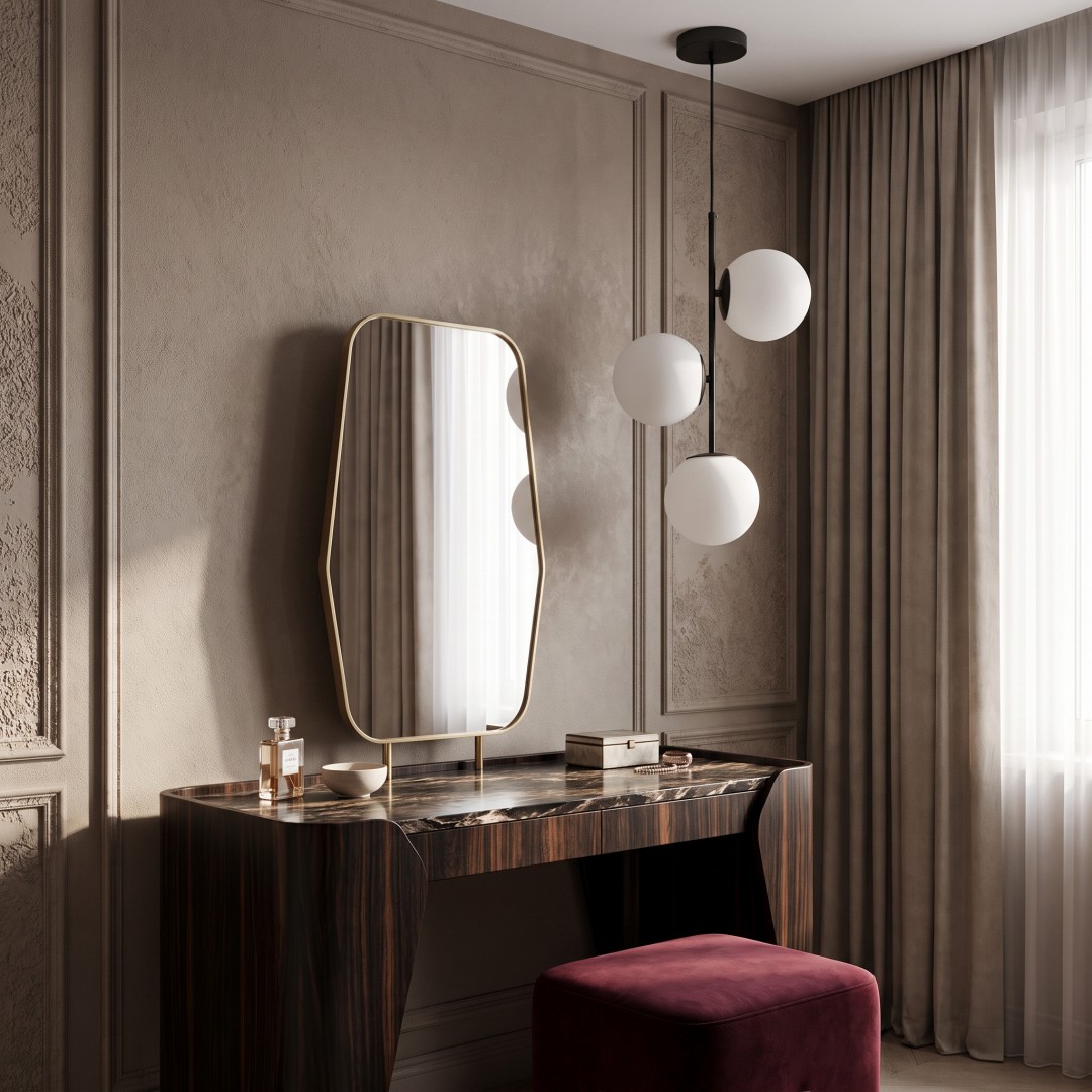 LAMPA WISZĄCA NOWOCZESNA CZARNA BIAŁE KULE STELVIO 3 LUMINA DECO