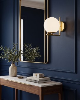 KINKIET LAMPA ŚCIENNA NOWOCZESNA ZŁOTO KLASYCZNE SORENTO D15 LUMINA DECO