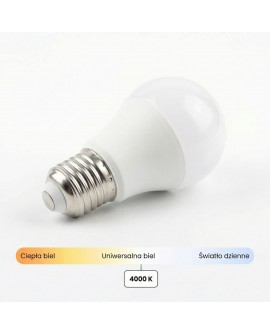 ŻARÓWKA LED E27/G45 MOC 5W 3000K
